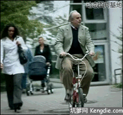 创意新型自行车停放架社会gif搞笑图片