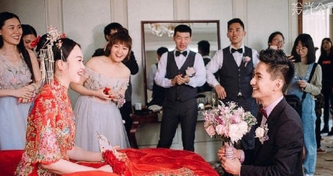 快乐星球丁凯乐结婚照社会gif搞笑图片