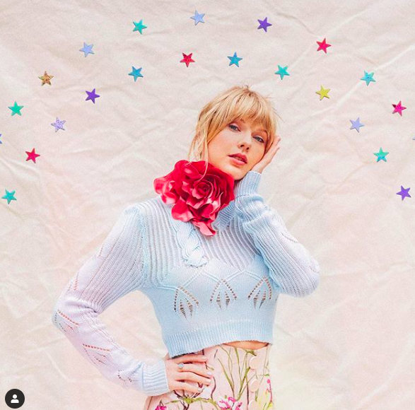 TaylorSwift霉霉更新INS图社会gif搞笑图片
