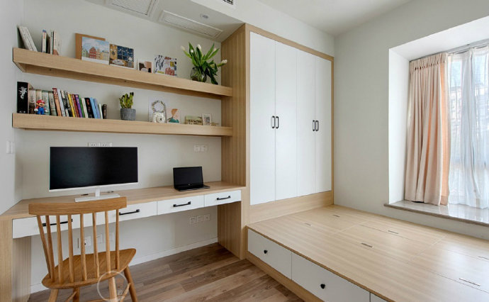 原木北欧风房间装修图社会gif搞笑图片