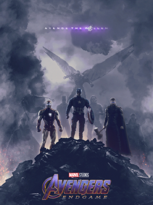 复仇者联盟4艺术海报图社会gif搞笑图片