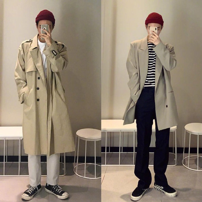 男生HM试衣间穿搭图社会gif搞笑图片