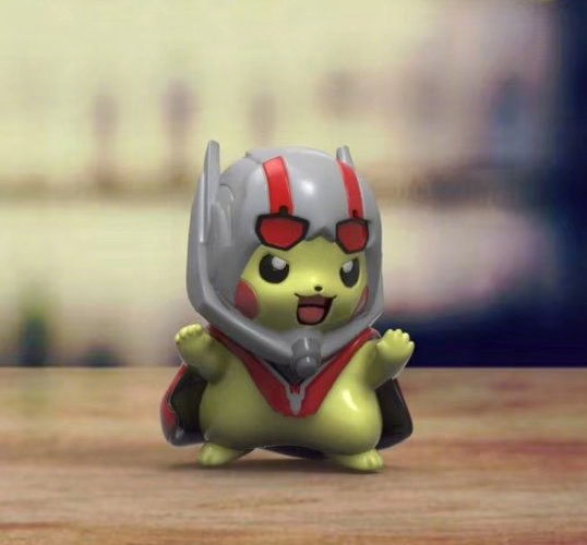 可爱搞笑的皮卡丘手办图片社会gif搞笑图片