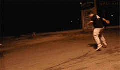 胖子跳街舞托马斯全旋装逼耍帅GIF动态图社会gif搞笑图片