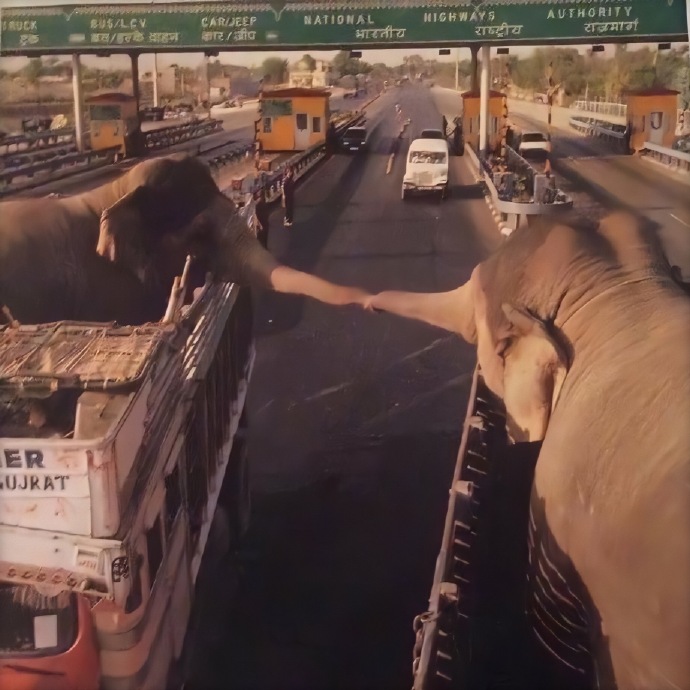 大象：我会想你的 妈妈 ​​​​社会gif搞笑图片