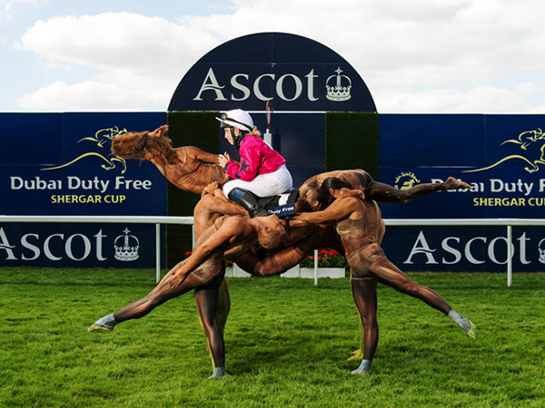 人体骑马术体育gif搞笑图片