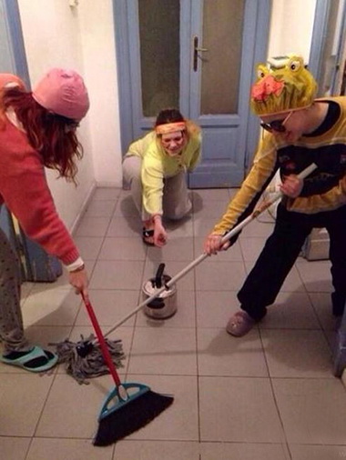 笑cry！冬奥期间最佳cos！体育gif搞笑图片