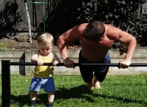 锻炼身体从小抓起体育gif搞笑图片