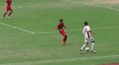 比赛开始的瞬间我特么以为自己眼瞎了……体育gif搞笑图片