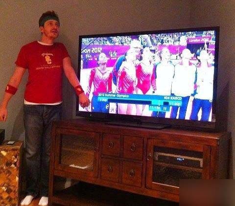 爱国者看比赛体育gif搞笑图片