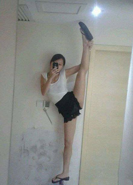 妹子悠着点体育gif搞笑图片