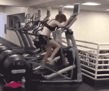 办了张这么贵的健身卡是绝对不能浪费的体育gif搞笑图片