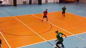 假动作假得把自己都骗了体育gif搞笑图片