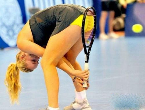 妹子太会玩了体育gif搞笑图片