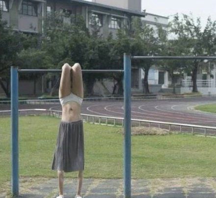 第一眼吓死我了体育gif搞笑图片