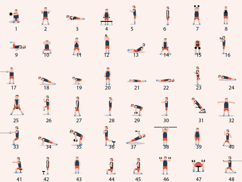 图中哪个人在偷懒，擦亮你的眼睛找出来体育gif搞笑图片