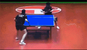 乒乓球的制胜之道，希望大家学习一下体育gif搞笑图片