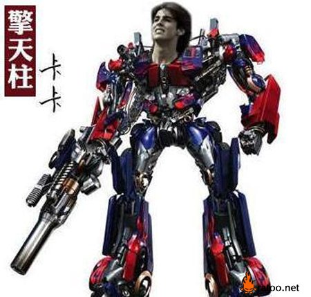 足坛巨星版变形金刚体育gif搞笑图片