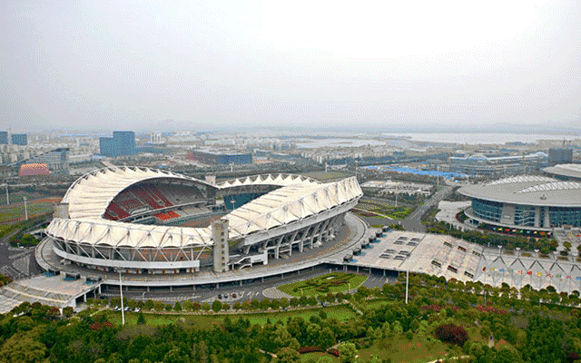 武汉军运会场地体育gif搞笑图片