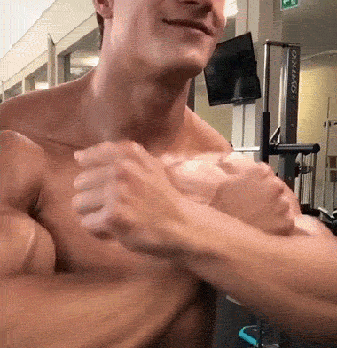 这么美的肌肉线条你见过吗体育gif搞笑图片