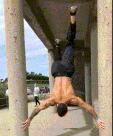 体力好的人喜欢来点不一样的体育gif搞笑图片