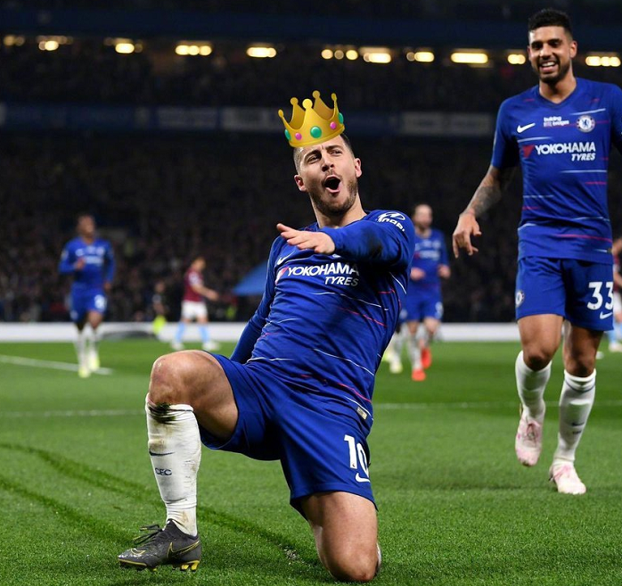 皇马希望阿扎尔以儿皇梦为由让切尔西就范体育gif搞笑图片