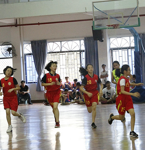 大良街道第三届青少年篮球联赛闭幕式体育gif搞笑图片