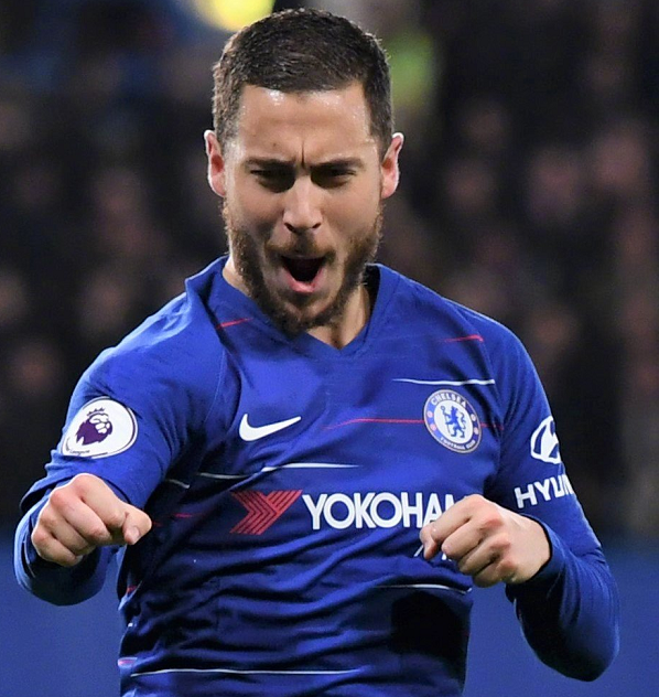 皇马签切尔西边锋阿扎尔很有信心体育gif搞笑图片