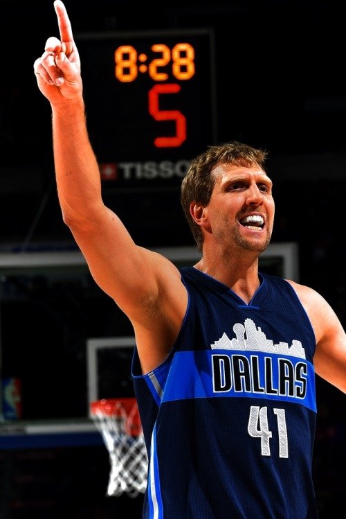 诺维茨基宣布退役体育gif搞笑图片