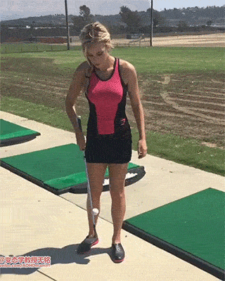 打高尔夫球的搞笑动图体育gif搞笑图片