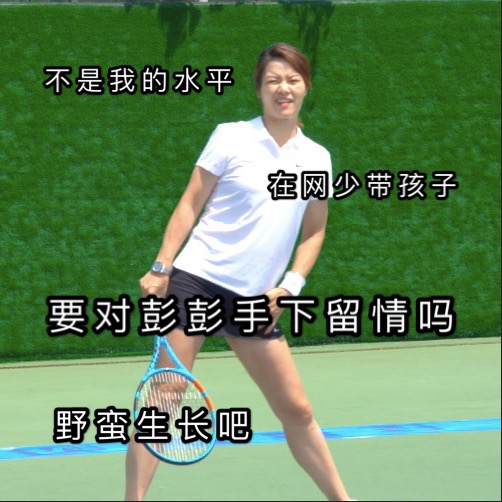 李娜搞笑带字表情包体育gif搞笑图片