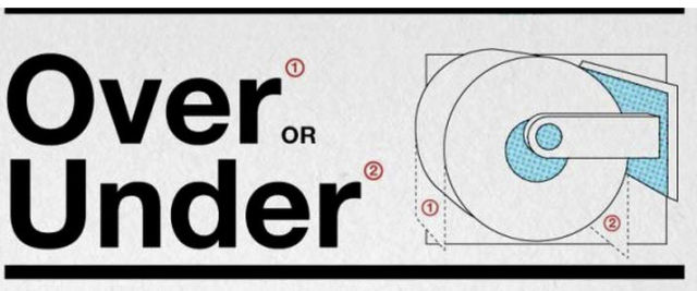 厕纸头应该放在卷筒上面还是下面？现在终于有了答案综合gif搞笑图片
