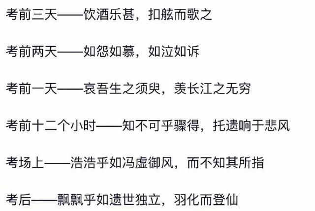 当代考生真实写照综合gif搞笑图片