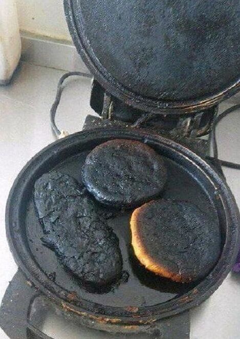 女票第一次给我做饭，结果综合gif搞笑图片