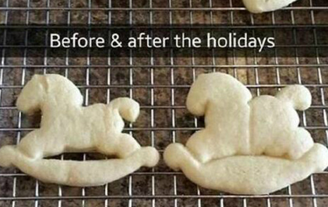 过了一个假期，你的身材。。。综合gif搞笑图片