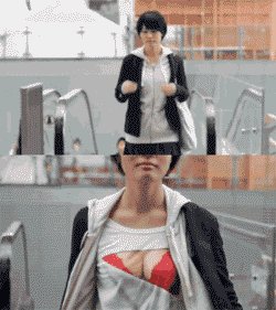 拥有傲人的胸部，不再是梦想综合gif搞笑图片