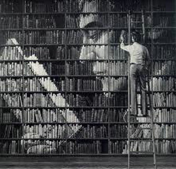 这个图书馆管理员太有才了！综合gif搞笑图片