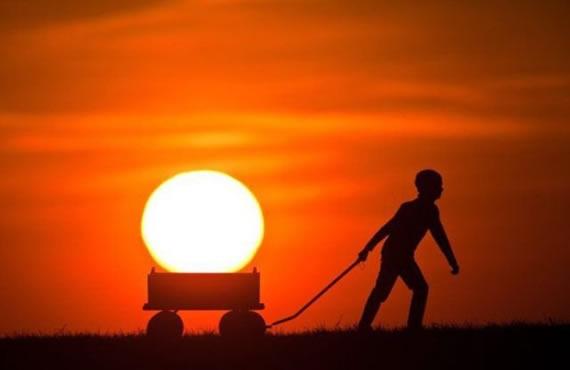 我把太阳拉回家综合gif搞笑图片