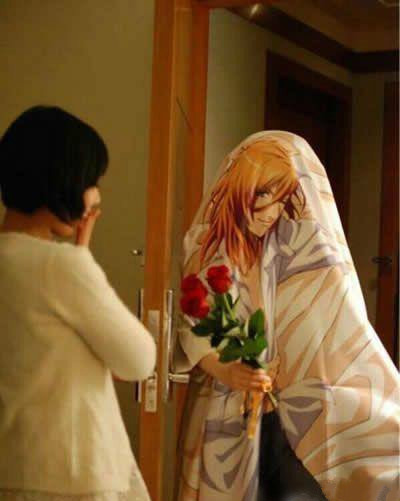 情人节另类表白，毫无违和感综合gif搞笑图片