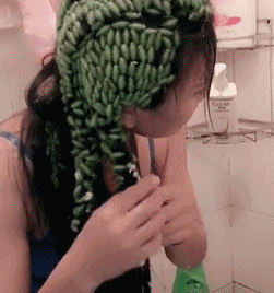 妹子这头上的东西叫什么，小时候经常见综合gif搞笑图片