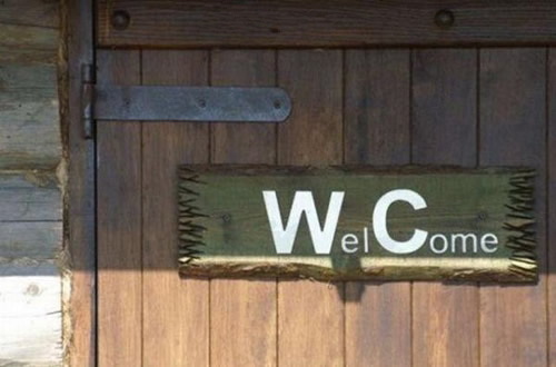 Welcome 还是 WC ？综合gif搞笑图片