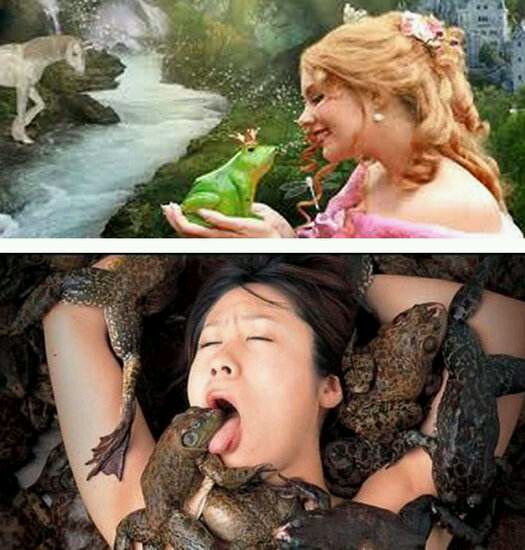 现实与幻想的差距综合gif搞笑图片