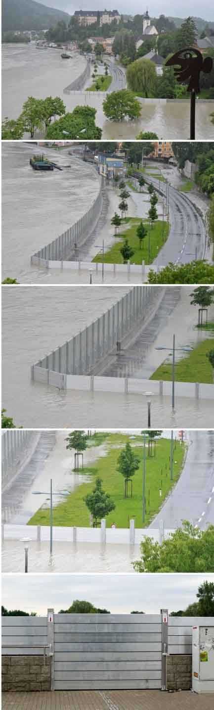 德国叫做Spundwand的防洪挡板，最NB的防洪墙综合gif搞笑图片