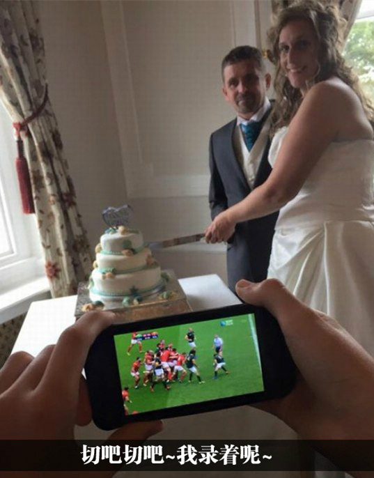 这人10秒后会不会被新郎打死呢？综合gif搞笑图片