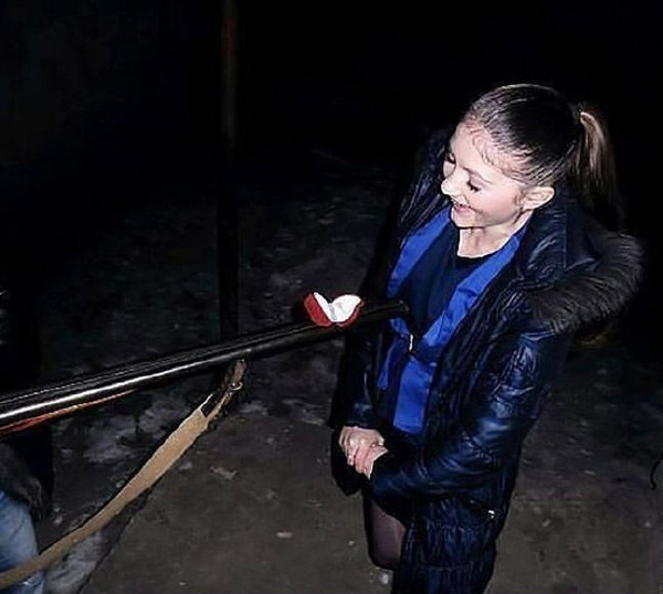 据说是成功率极高的一种求婚方法综合gif搞笑图片