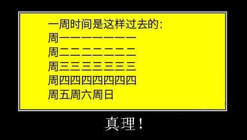 一周的时间就是这样过去的综合gif搞笑图片