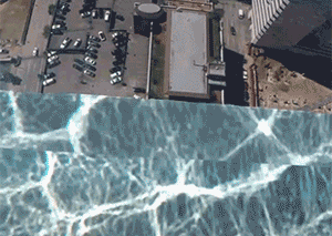 这玻璃栈道走的腿都抖了~综合gif搞笑图片