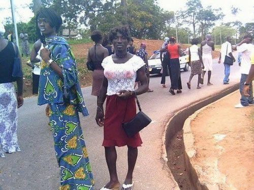 泰国人妖要钱，非洲人妖要命综合gif搞笑图片