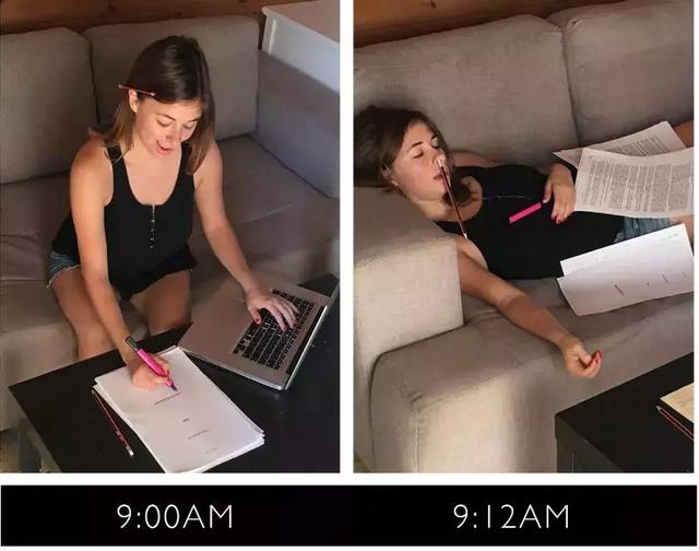 不要骗自己，觉得自己可以“在家工作”综合gif搞笑图片