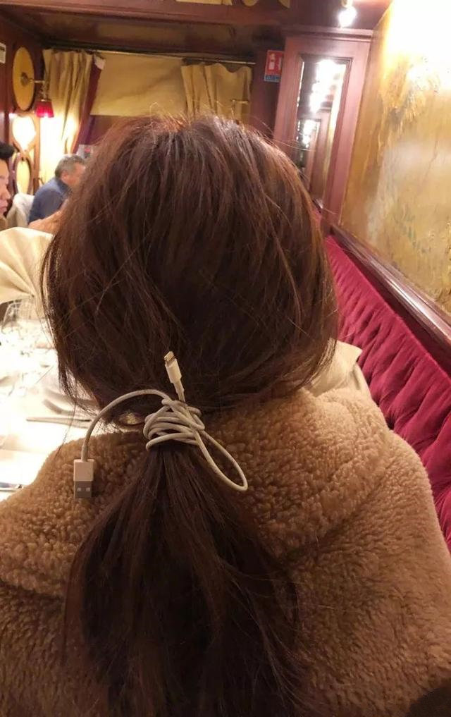 当你吃饭的时候没有带皮筋综合gif搞笑图片